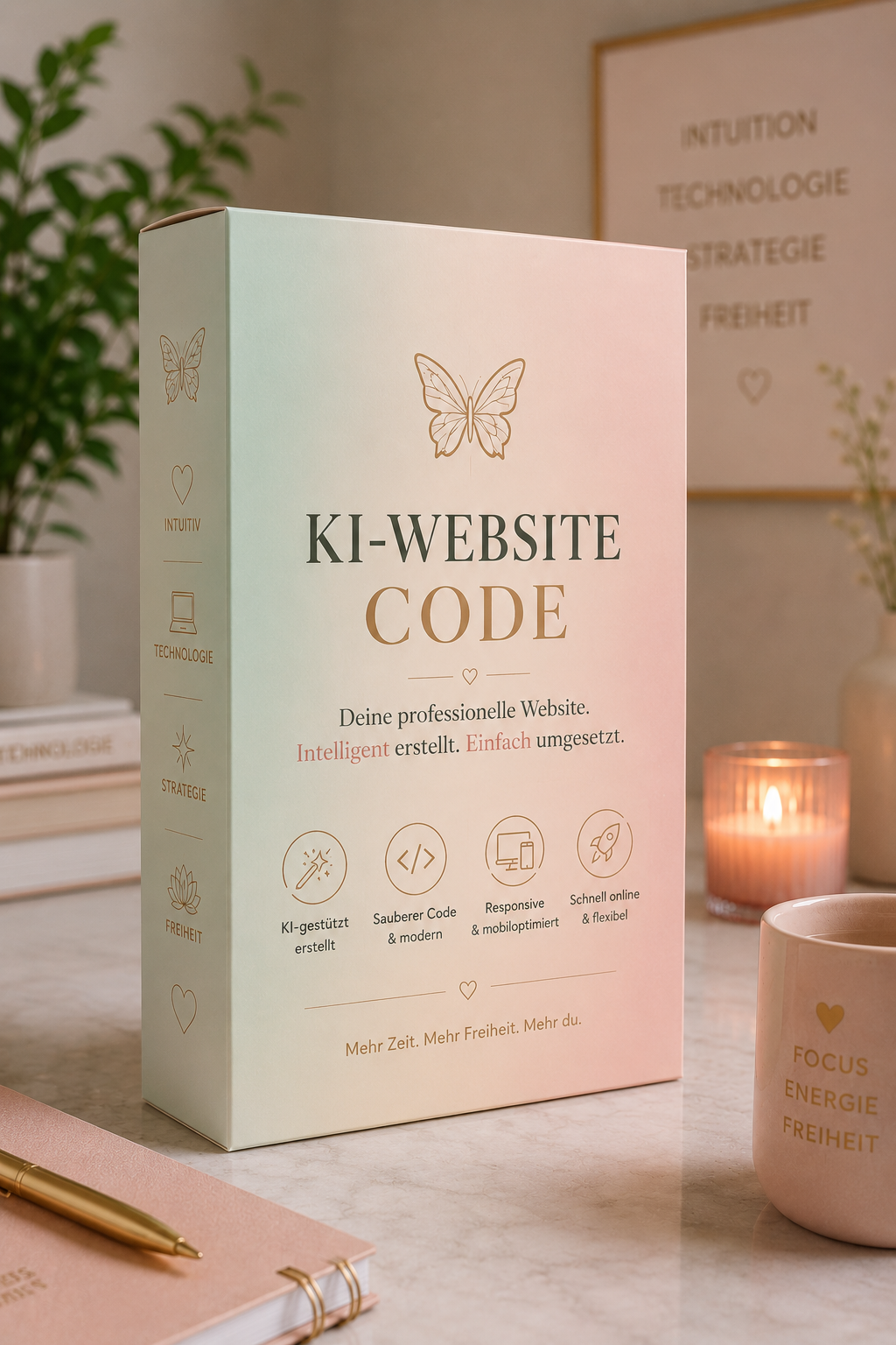 KI-Website-Code Box – Website mit KI, Wix, SEO und GEO selbst erstellen
